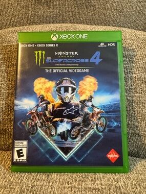 Monster Energy Supercross 4 Video Game - XBOX ONE / XBOX Series.X video game